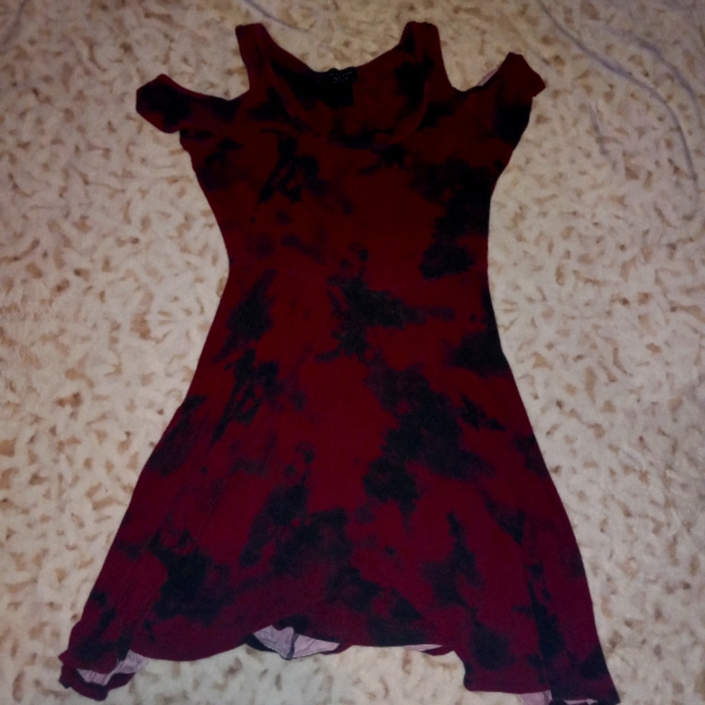 Midnight Hour cold shoulder dress